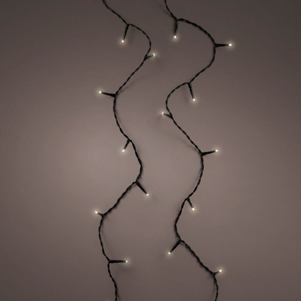 Lumineo LED-Kabel 720 LEDs 5400 cm schwarz warmweißes Licht
