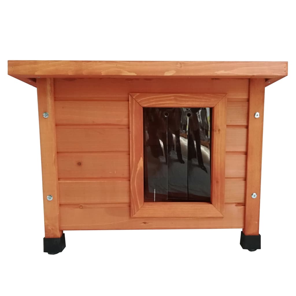 @Pet Cat Loft für äußere XL 68.5x54x51,5 cm Holzbraun