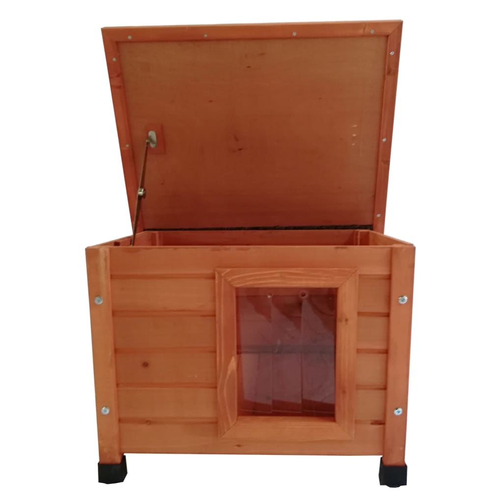 @Pet Cat Loft für äußere XL 68.5x54x51,5 cm Holzbraun