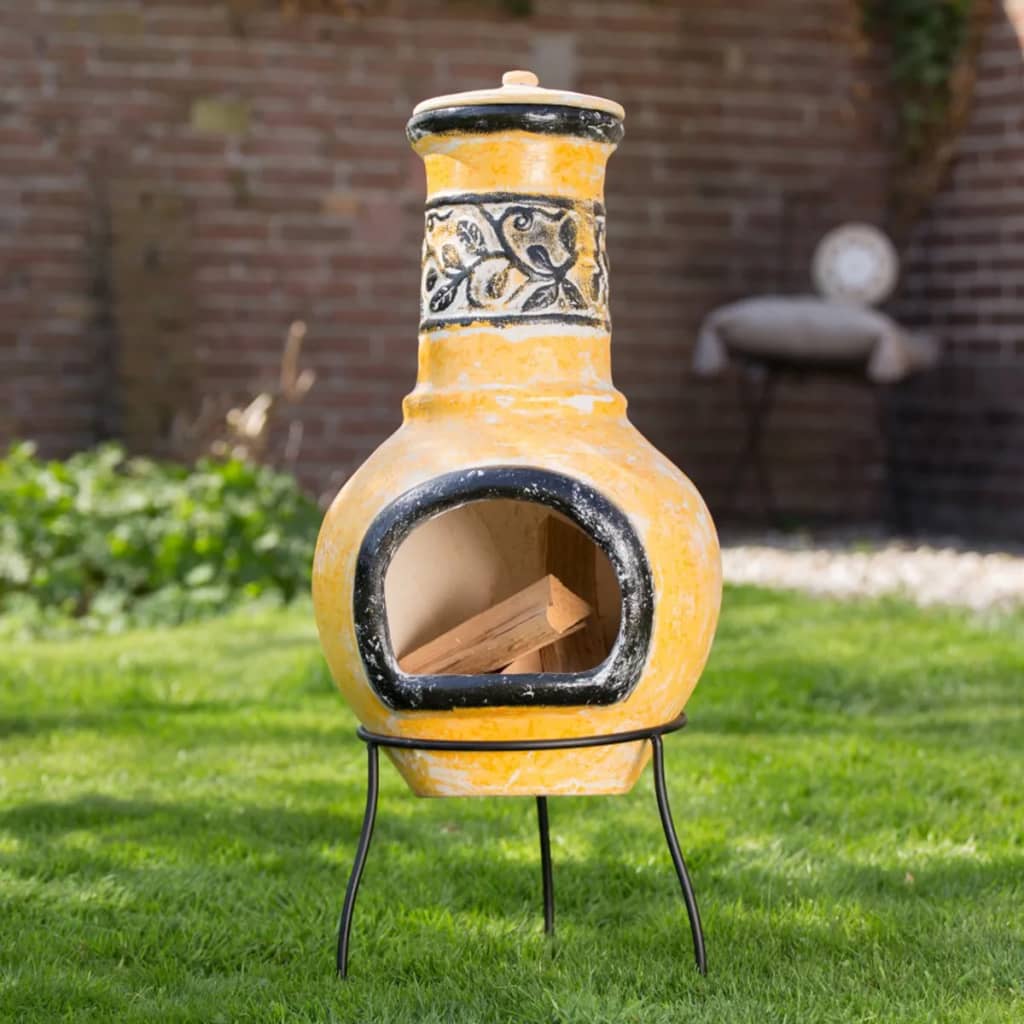 Rotfeuerkamin Soledad Clay Yellow Black 86035
