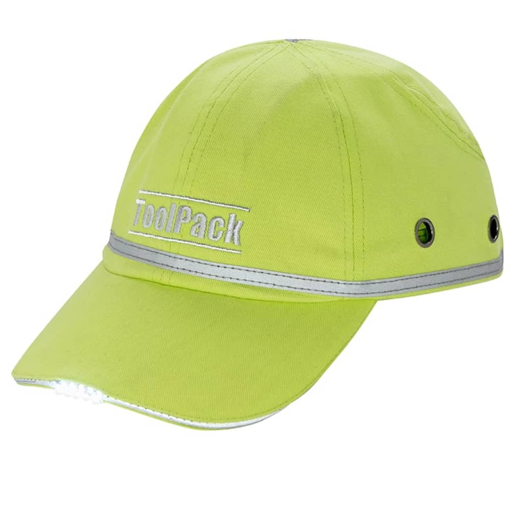 Toolpack Safety Pet LED Limegroen