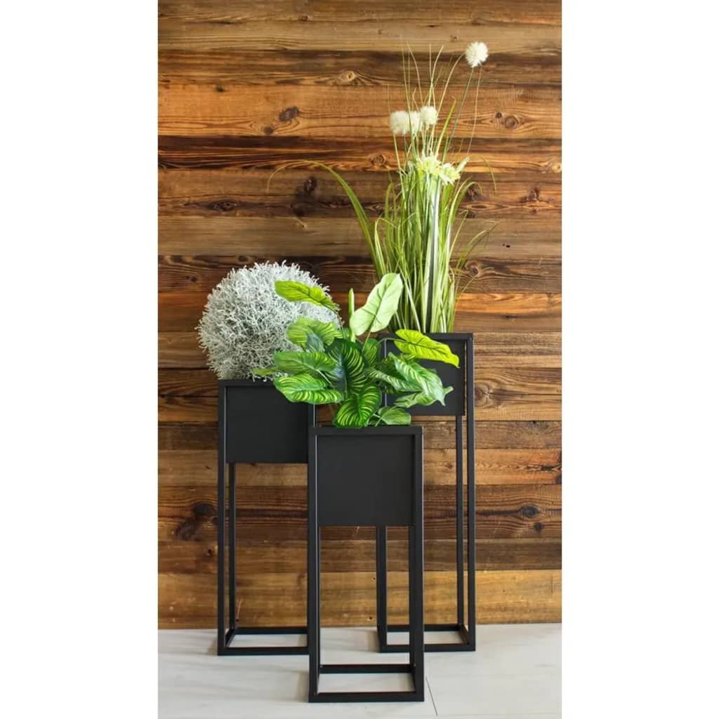 Hs Kollektion Hs Kollektion Blumenpot auf Standard 70 cm Metallschwarz