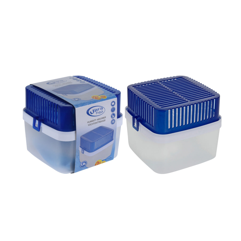 Ultra Fresh Luftentfeuchter 1,8l blau weiß