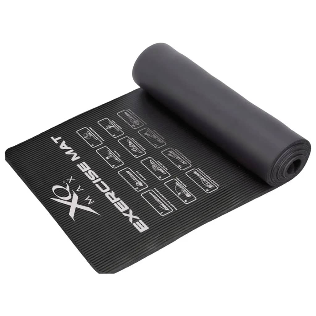 XQ Max Yogamat 183x58x1 cm schwarz