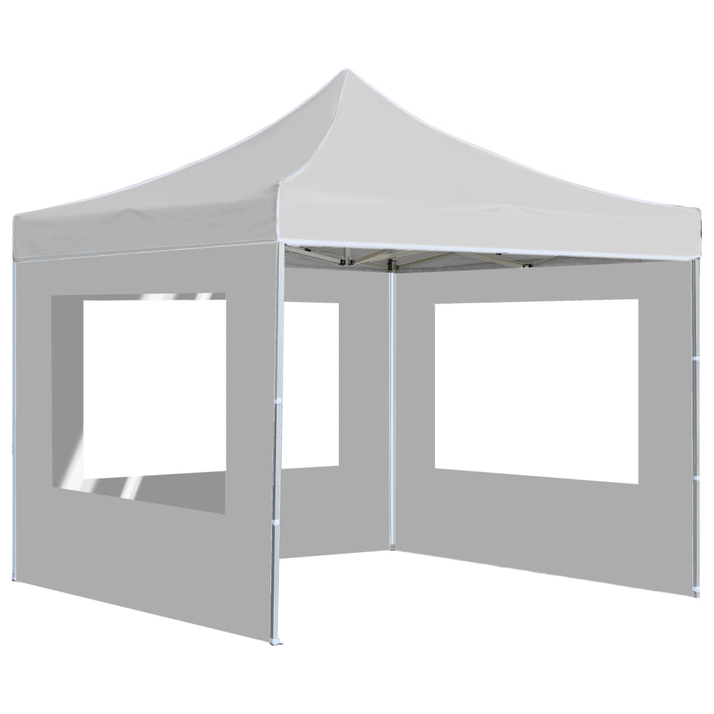 Vidaxl Partytent faltbar mit Wänden 3x3 M Aluminium Weiß