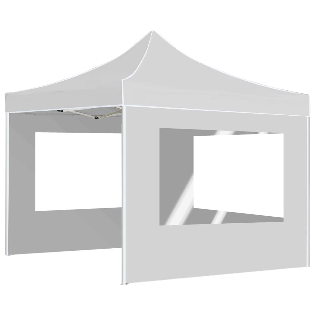Vidaxl Partytent faltbar mit Wänden 3x3 M Aluminium Weiß