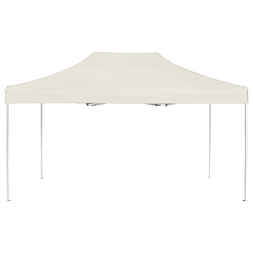 Vidaxl Partytent professionell faltbar 4,5 x 3 m Aluminiumcreme