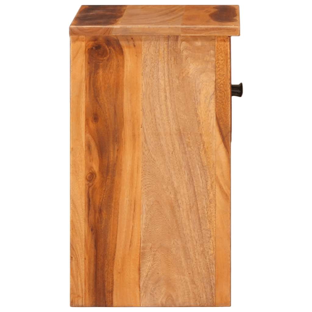 Vidaxl nachtkastje 40x30x50 cm massief hout
