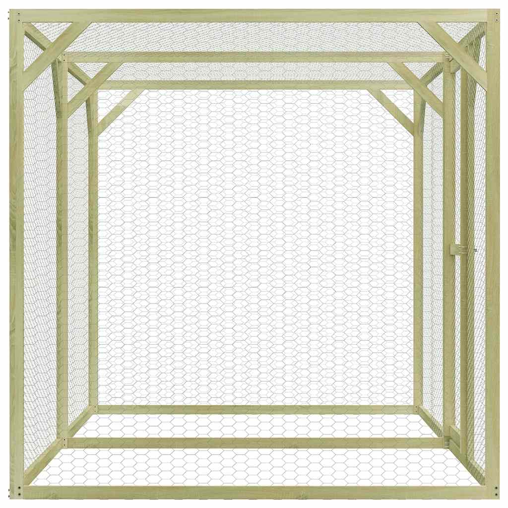 Vidaxx Hühnerstall 3x1,5x1,5 m Stahl