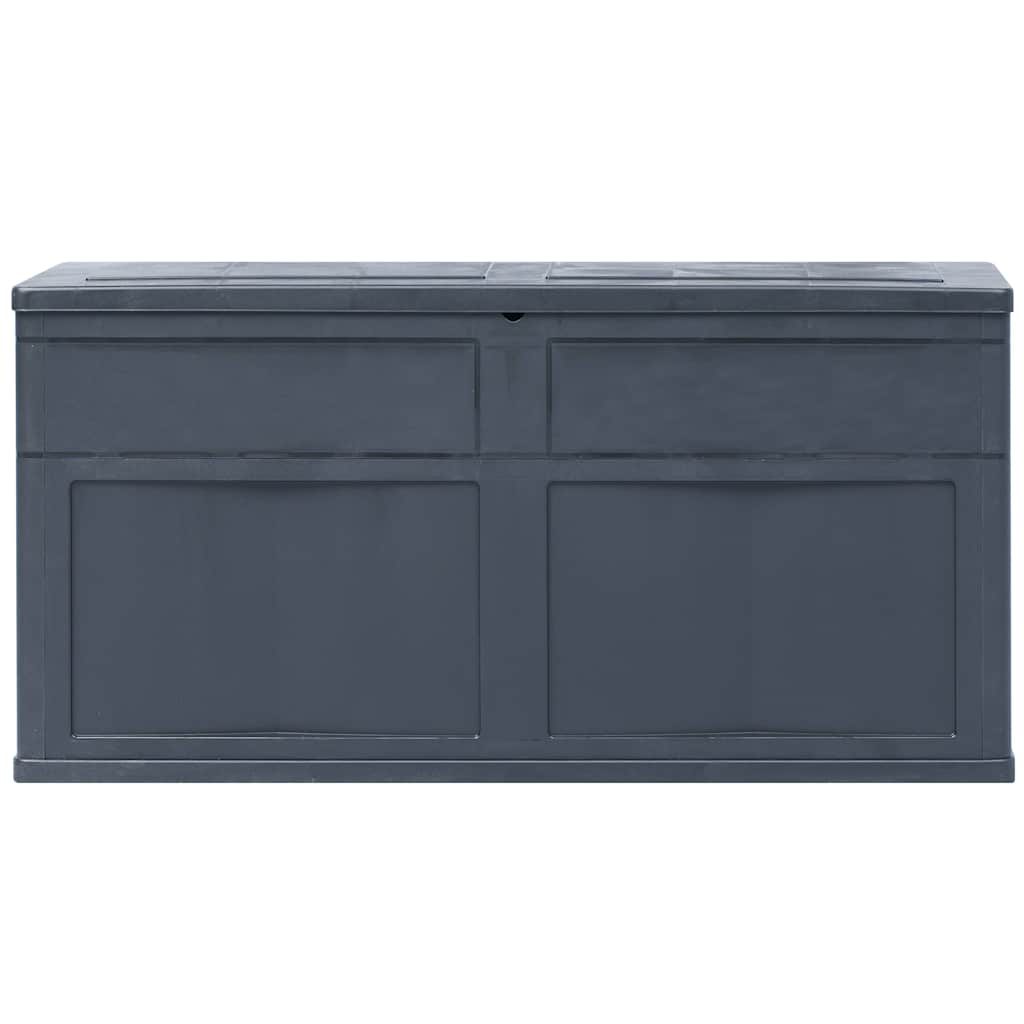 Vidaxl opbergkist 320 l zwart