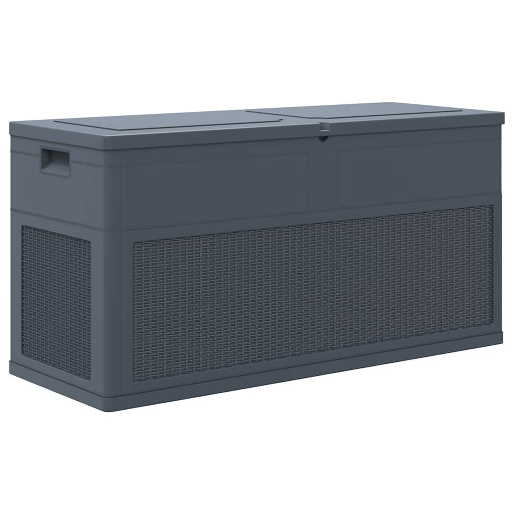 Vidaxl opbergbox 320 l antraciet