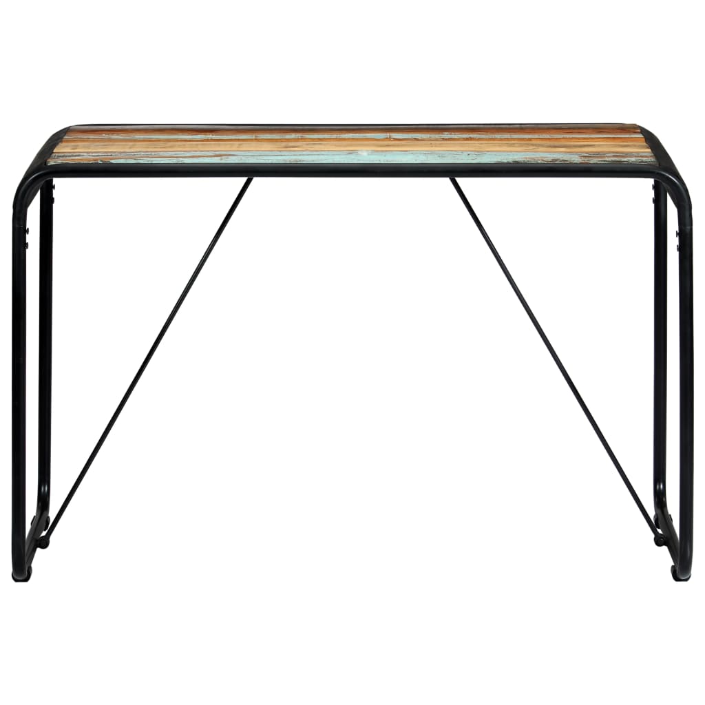 Vidaxl eettafel 118x60x76 cm massief gerecycled hout