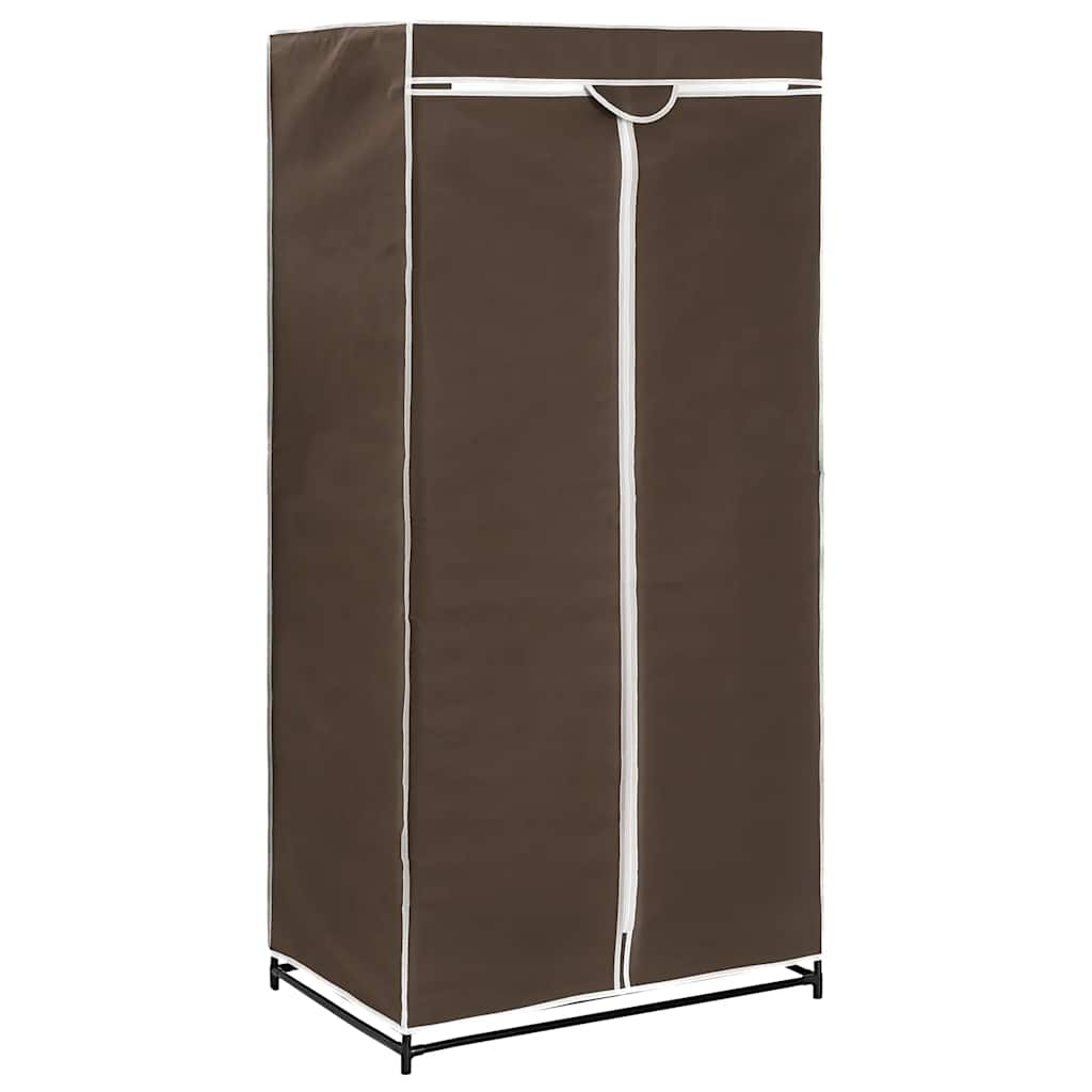 Vidaxl kledingkast 75x50x160 cm bruin
