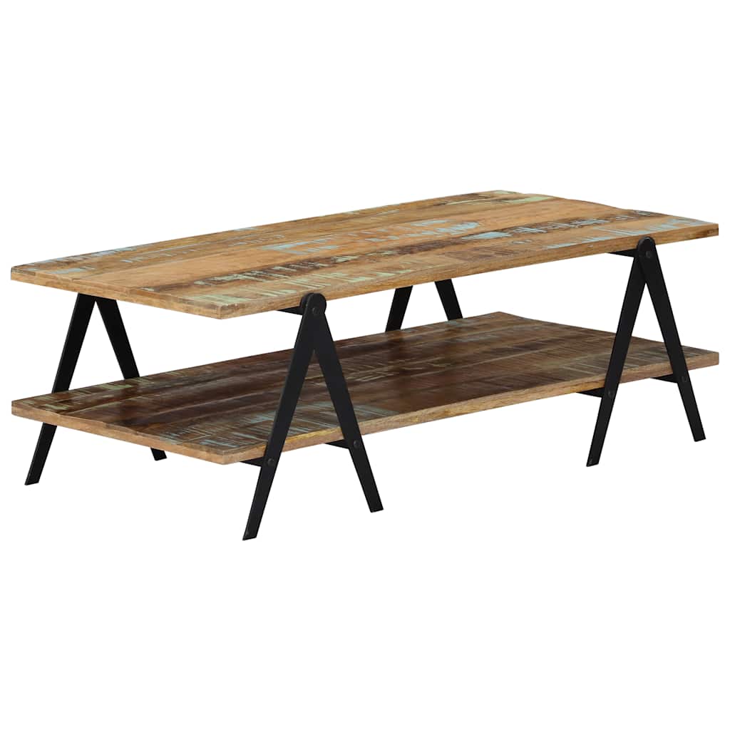 Vidaxl salontafel 115x60x40 cm massief gerecycled hout