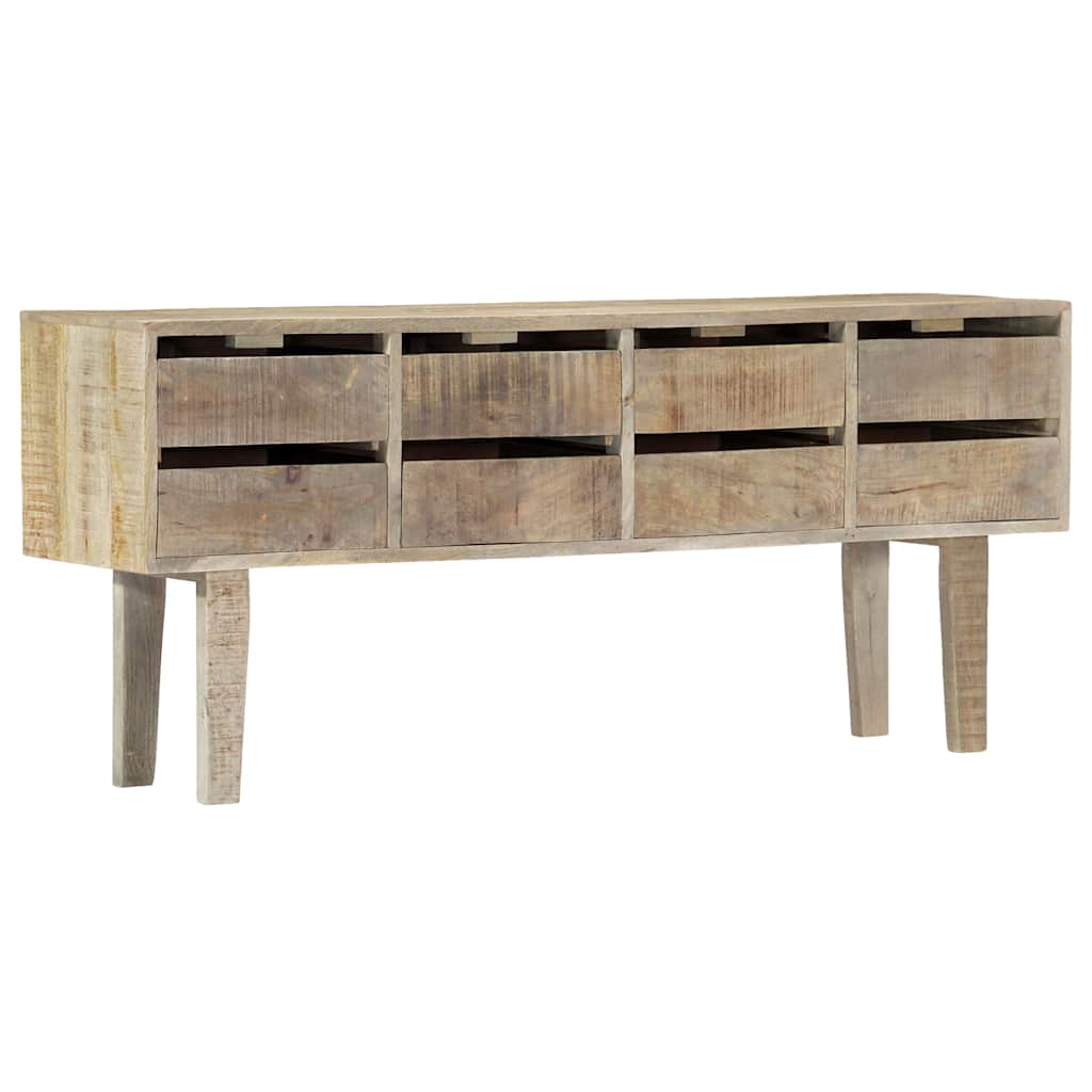 Vidaxl dressoir 140x30x60 cm massief mangohout