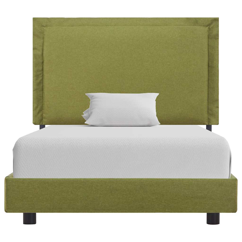 Vidaxl bedframe stof groen 90x200 cm