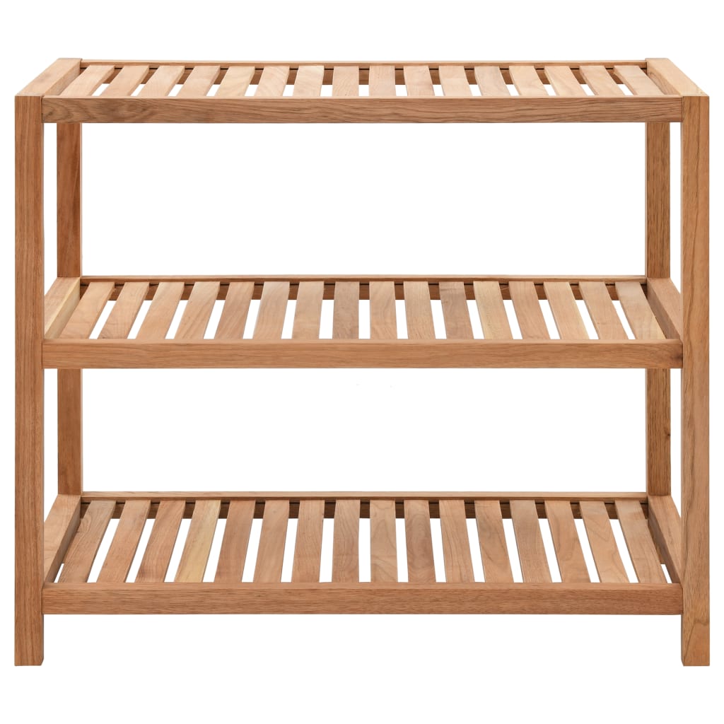 Vidaxl Badezimmer Rack 65x40x55 cm Festes Walnussholz