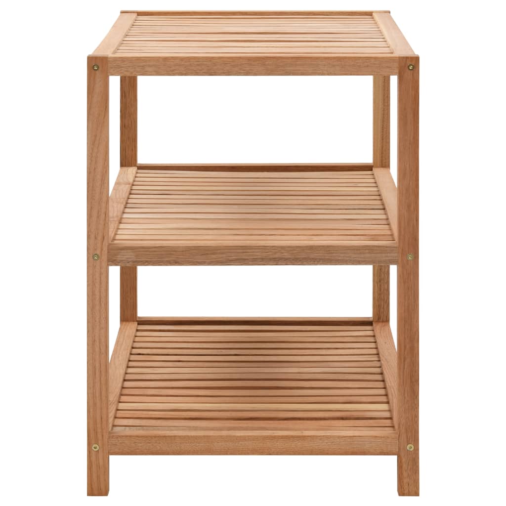 Vidaxl Badezimmer Rack 65x40x55 cm Festes Walnussholz