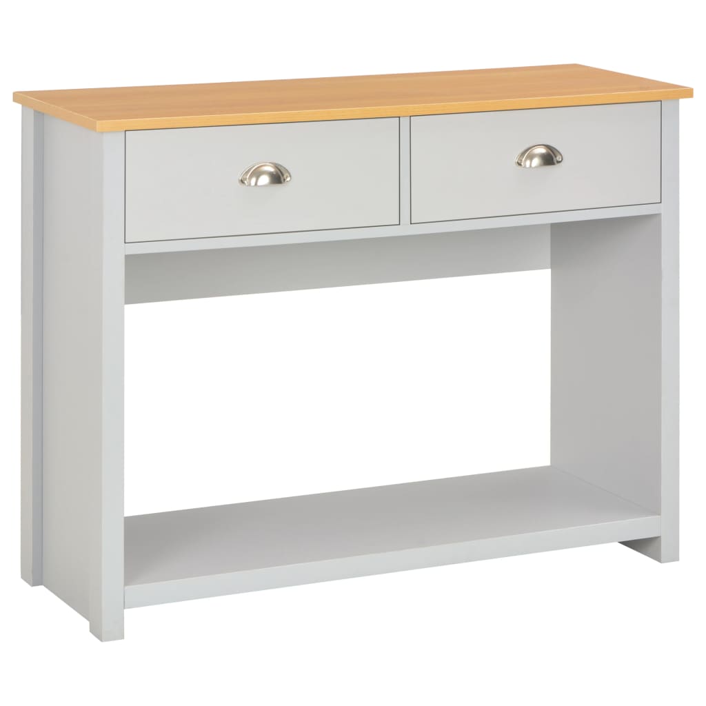 Vidaxl wandtafel 97x35x76 cm grijs