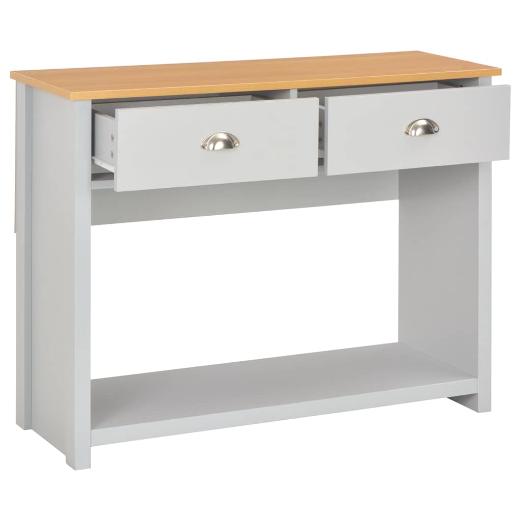 Vidaxl wandtafel 97x35x76 cm grijs