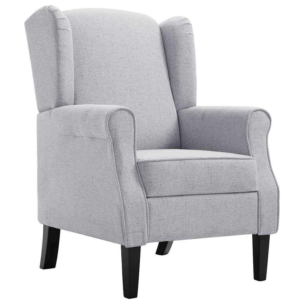 Vidaxl fauteuil stof lichtgrijs