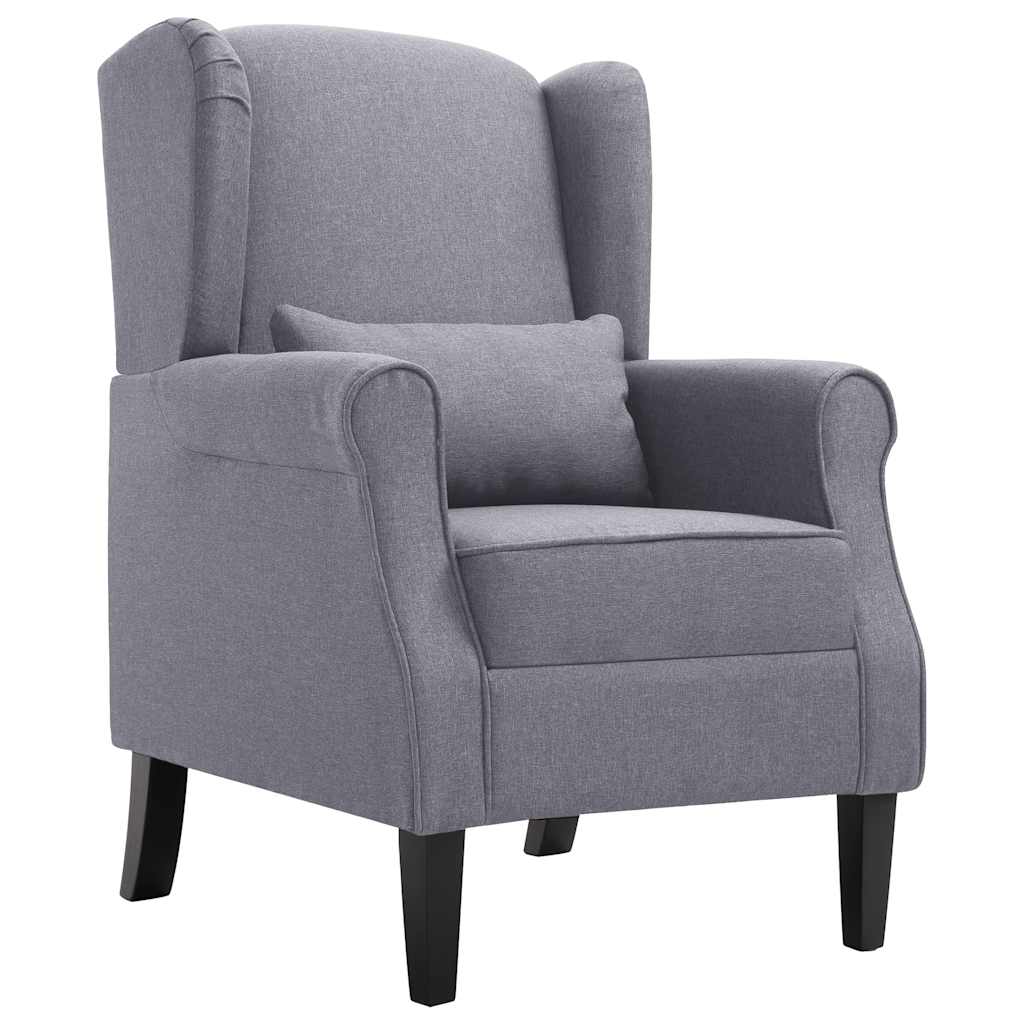 Vidaxl fauteuil stof donkergrijs