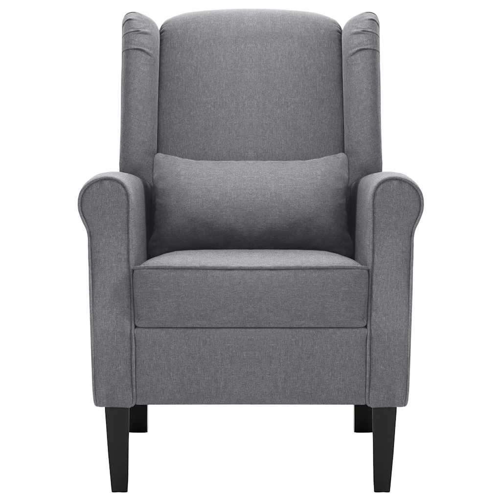 Vidaxl fauteuil stof donkergrijs