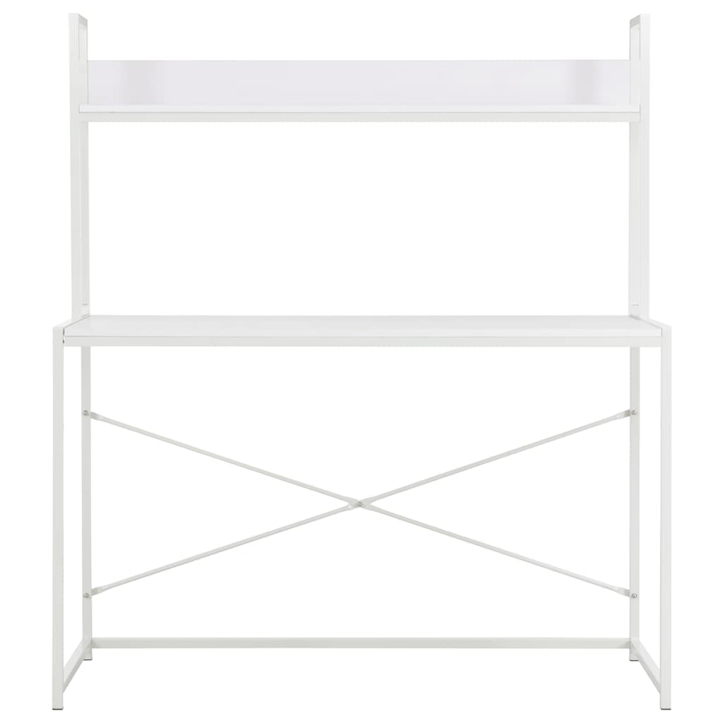 Vidaxl computerbureau 120x60x138 cm wit