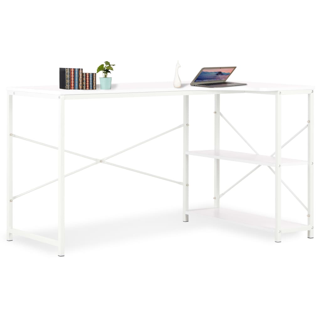 Vidaxl computerbureau 120x72x70 cm wit