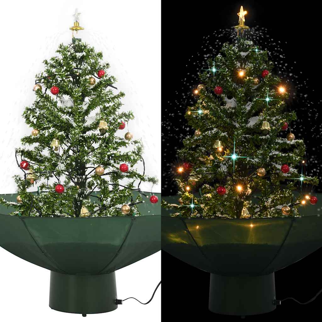 Vidaxx Weihnachtsbaum schneit mit Schirmständer 75 cm grün