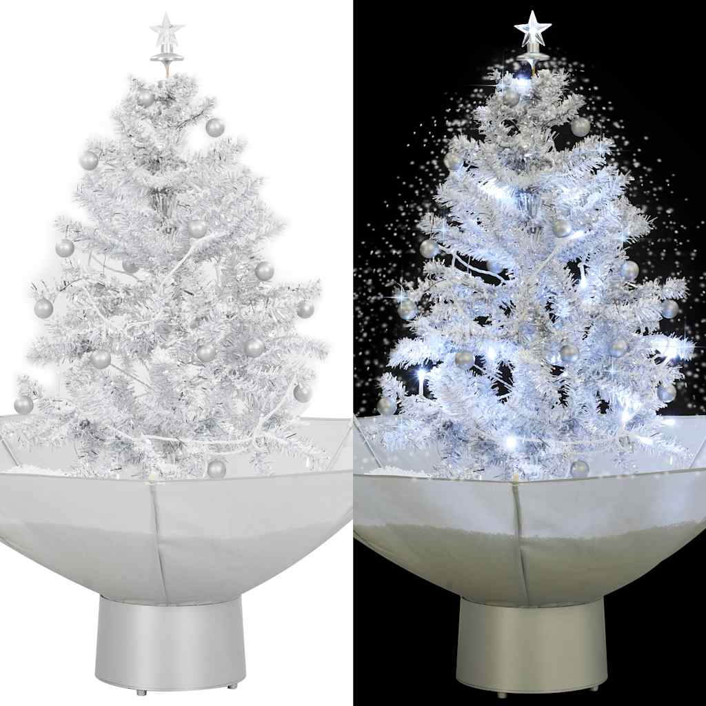 Vidaxx Weihnachtsbaum schneit mit Schirmfuß 75 cm weiß