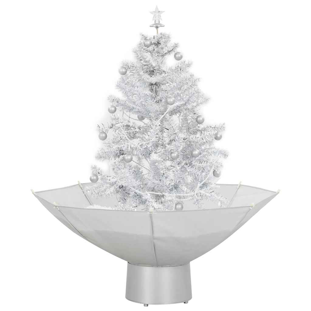 Vidaxx Weihnachtsbaum schneit mit Schirmfuß 75 cm weiß