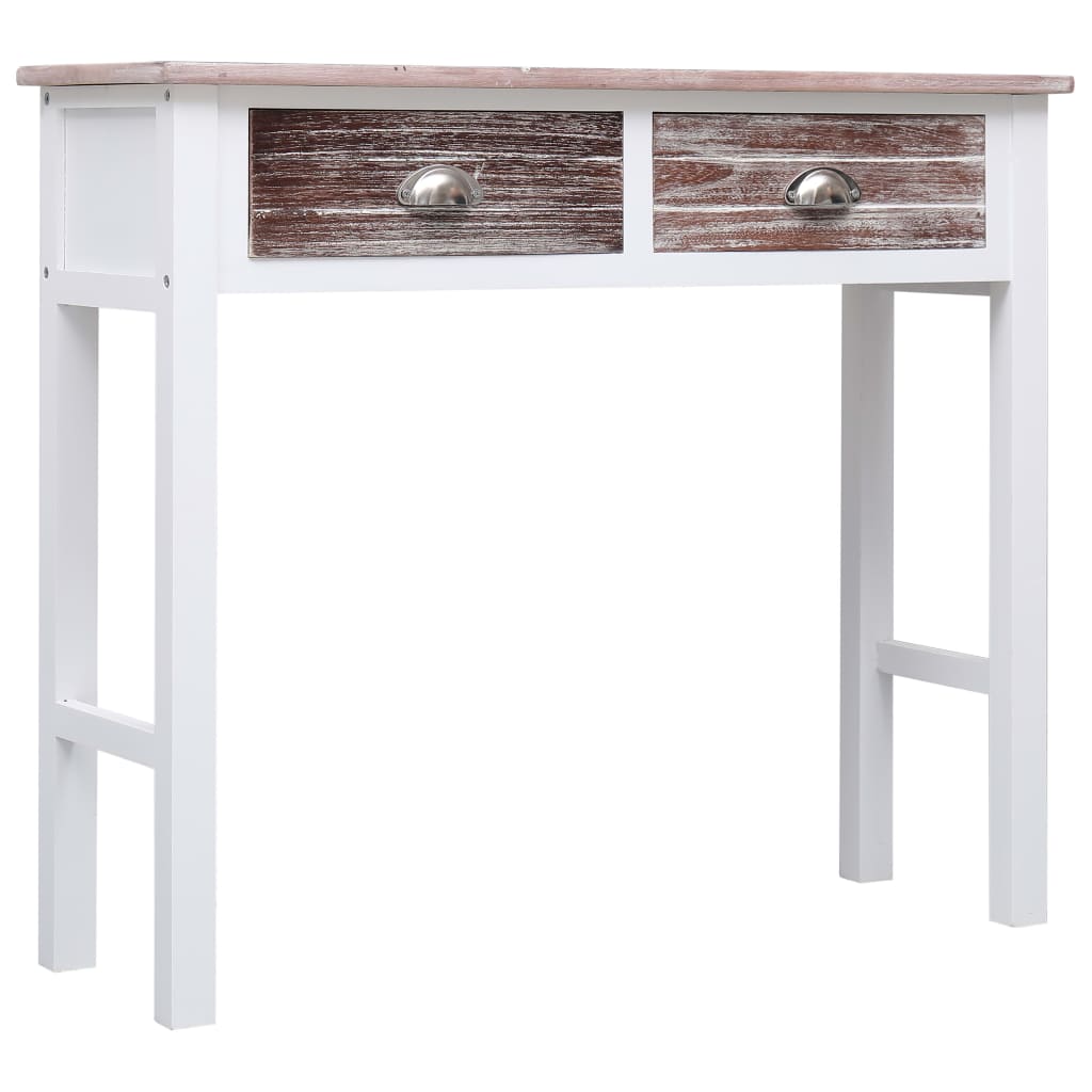 Vidaxl wandtafel 90x30x77 cm hout bruin