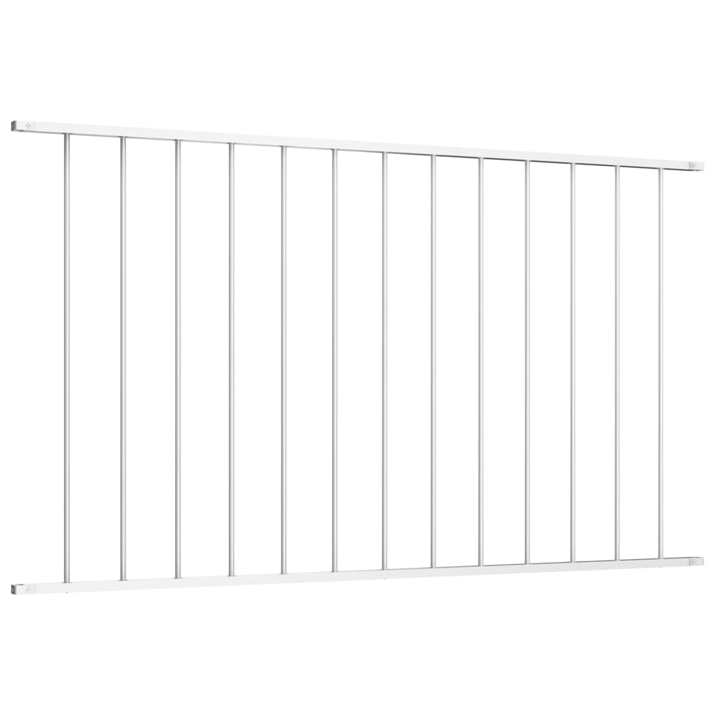 Vidaxl HEK Panel 1,7x1 m Pulver -bewegtem Stahlweiß