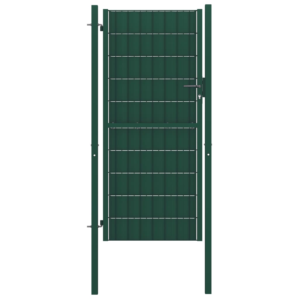 VidaXL Tor 100x204 cm PVC und Stahl grün