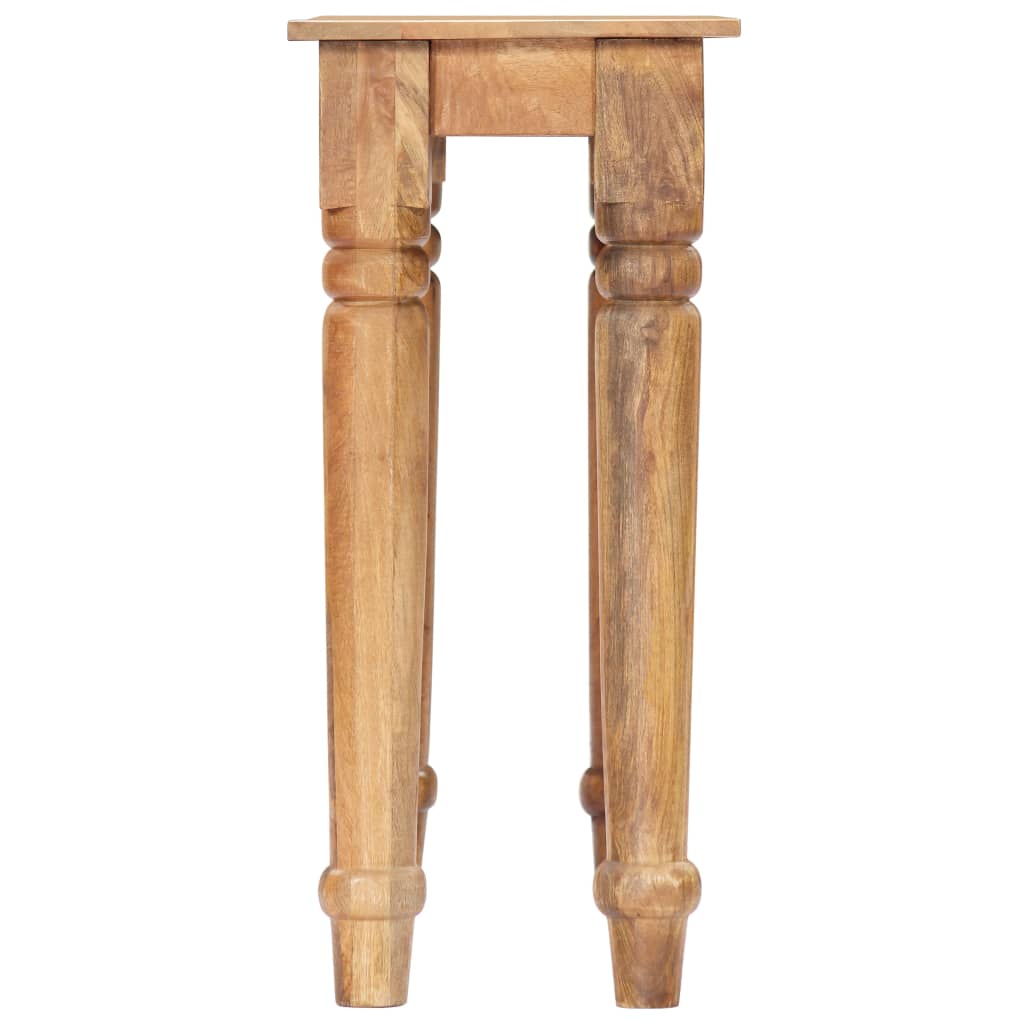 Vidaxl consoletafel 110x35x77 cm massief mangohout