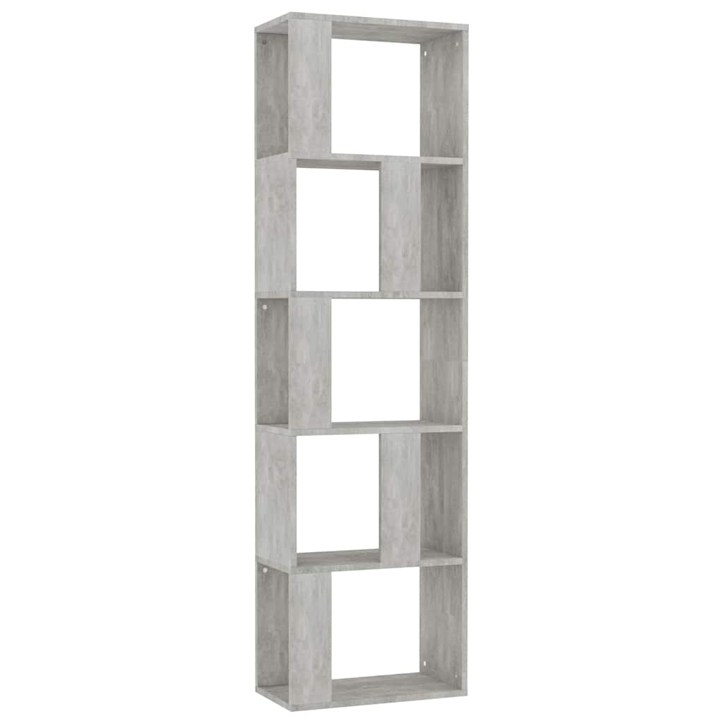 Vidaxl boekenkast kamerscherm 45x24x159 cm bewerkt hout betongrijs