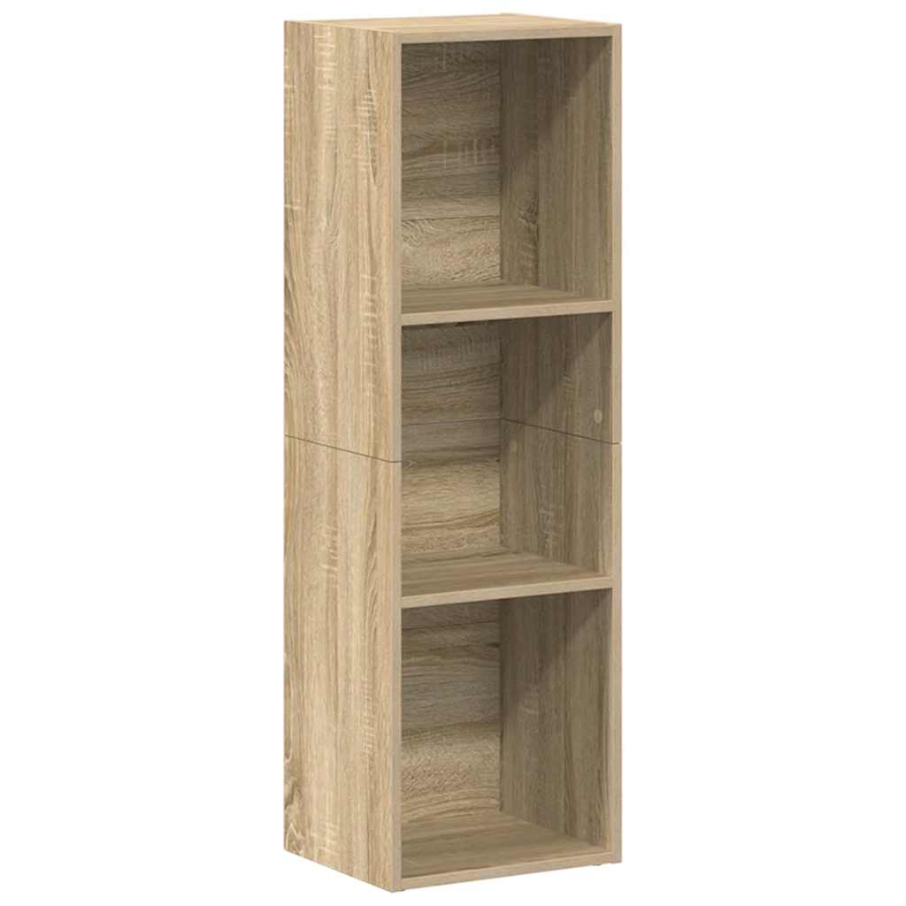 Vidaxl boekenkast tv-meubel 36x30x114cm bewerkt hout sonoma eikenkleur