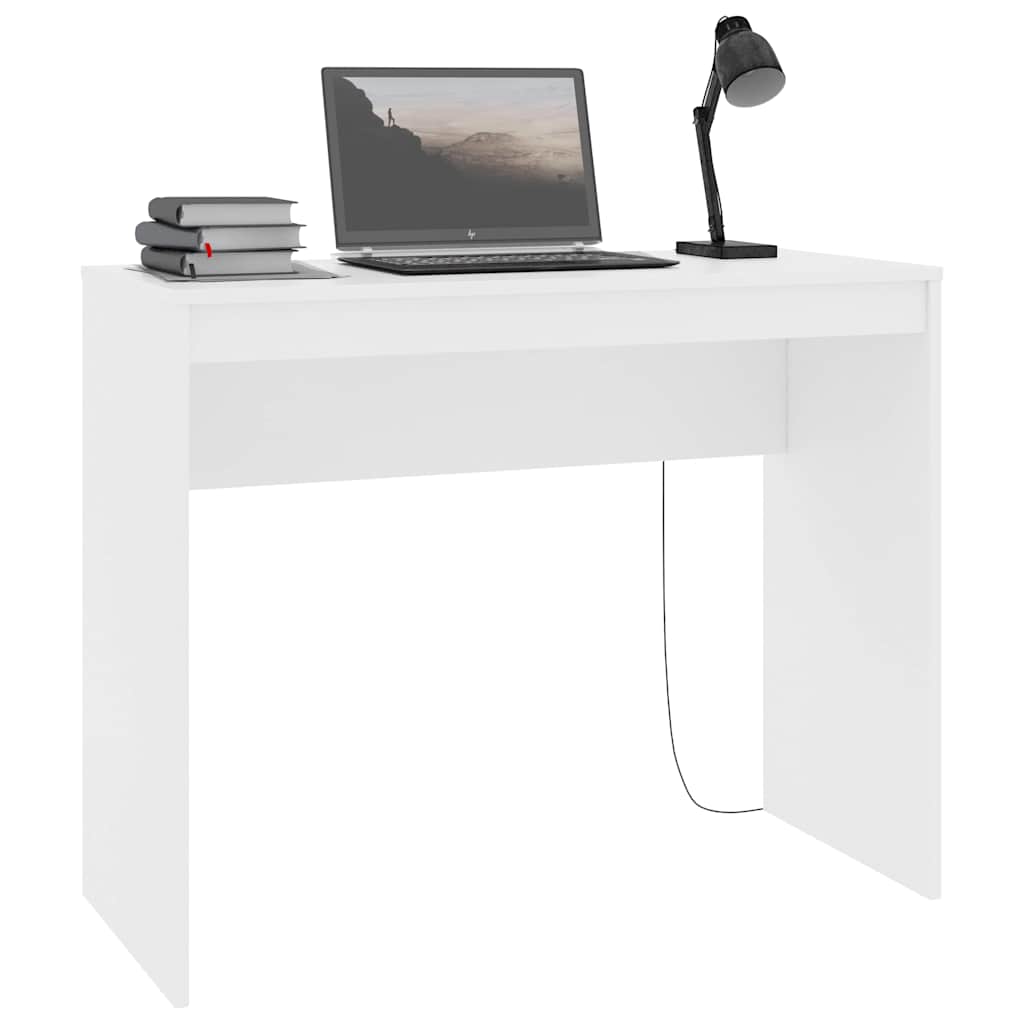 Vidaxl bureau 90x40x72 cm bewerkt hout wit