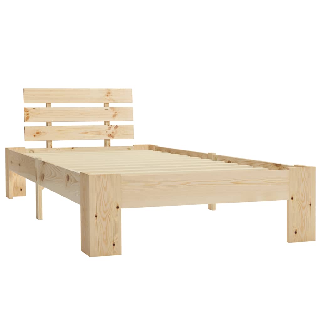 Vidaxl bedframe massief grenenhout 90x200 cm