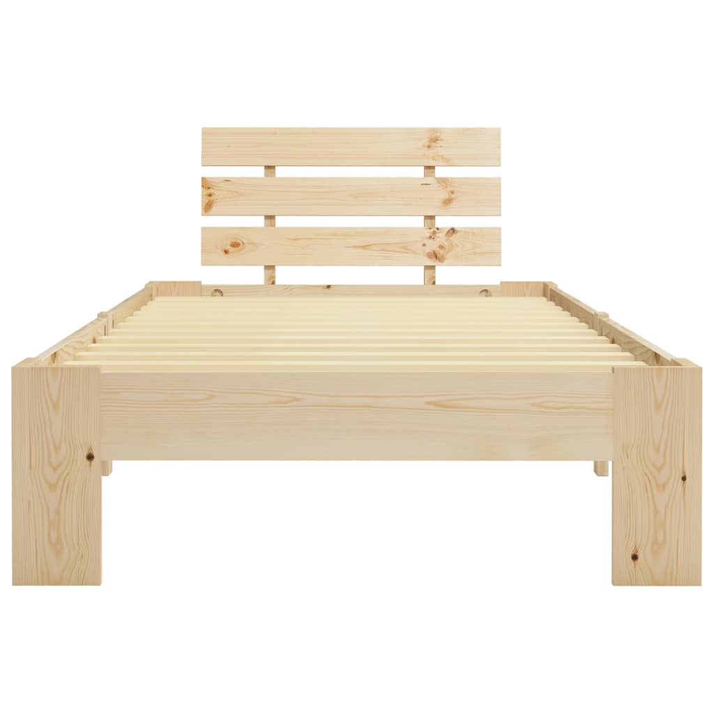 Vidaxl bedframe massief grenenhout 100x200 cm