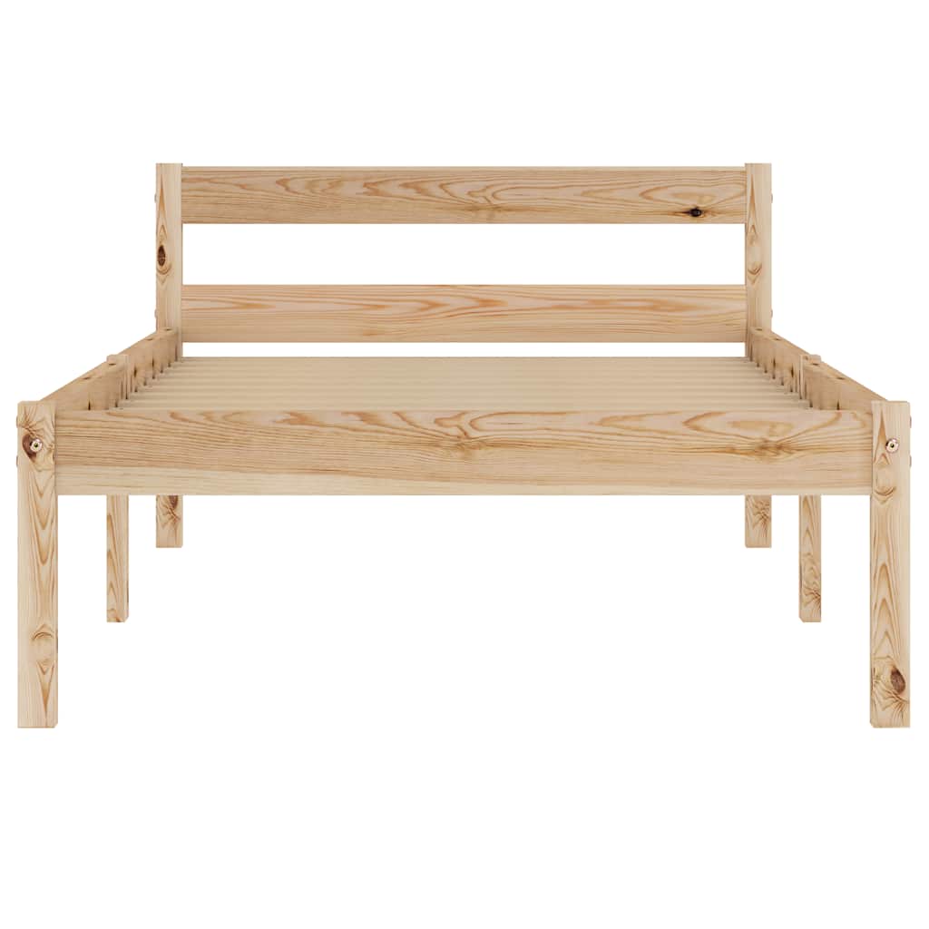 Vidaxl bedframe massief grenenhout 100x200 cm