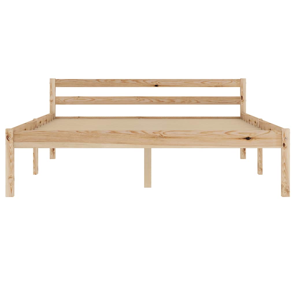 Vidaxl bedframe massief grenenhout 140x200 cm