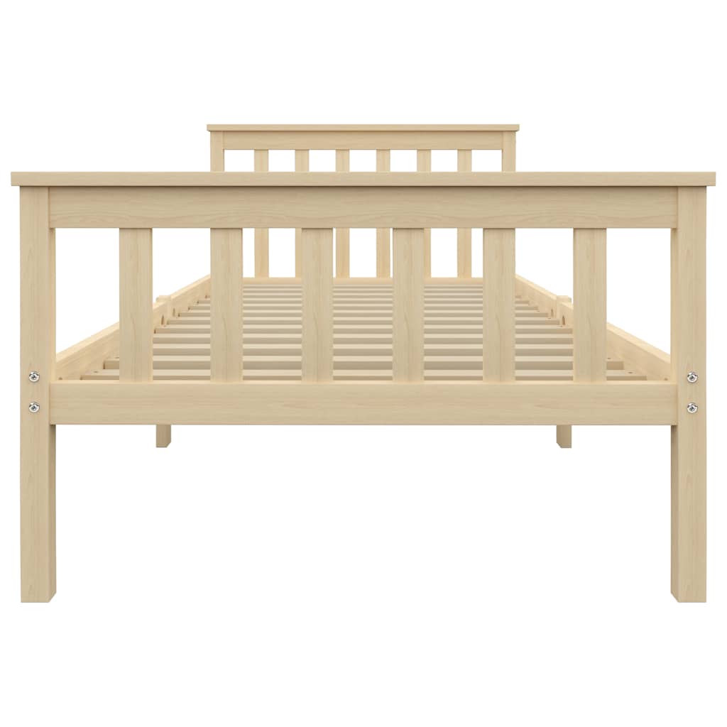 Vidaxl bedframe massief grenenhout natuurlijk 100x200 cm