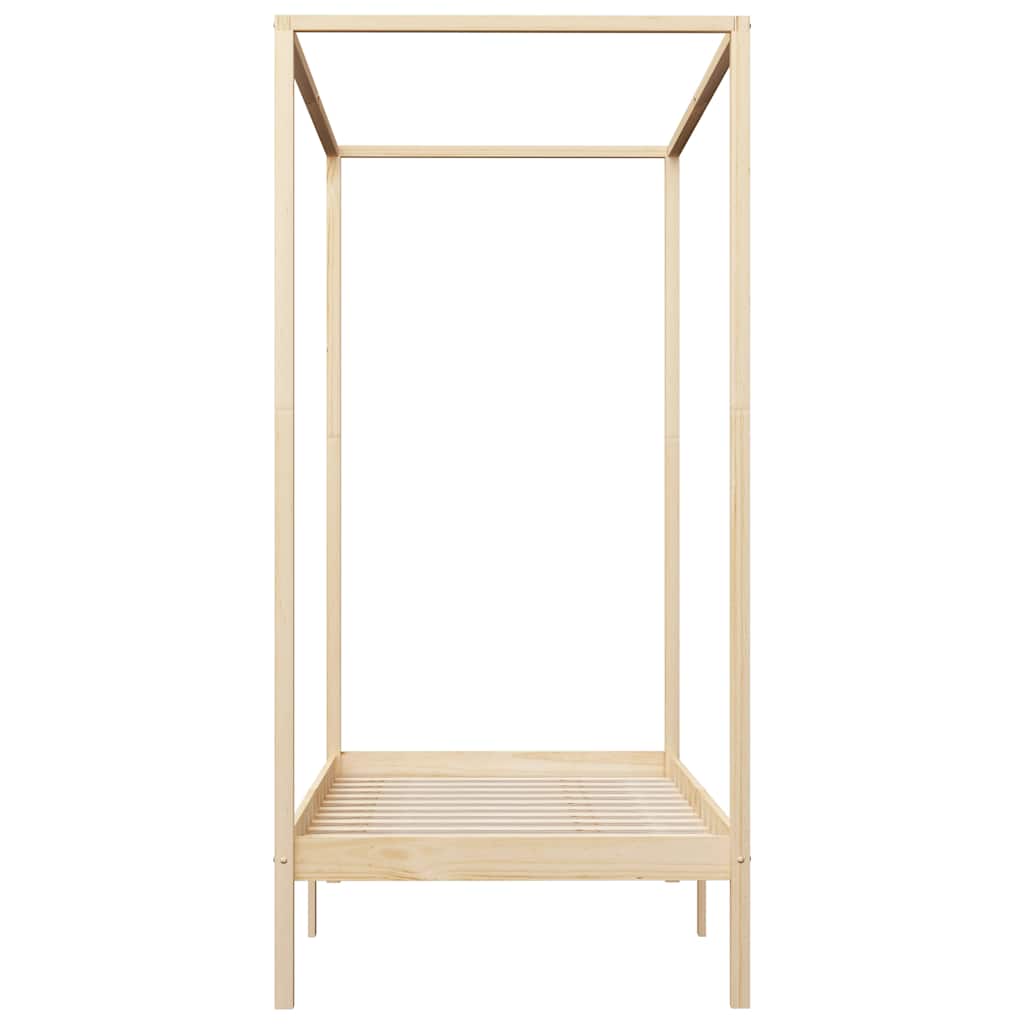 Vidaxl hemelbedframe massief grenenhout 100x200 cm