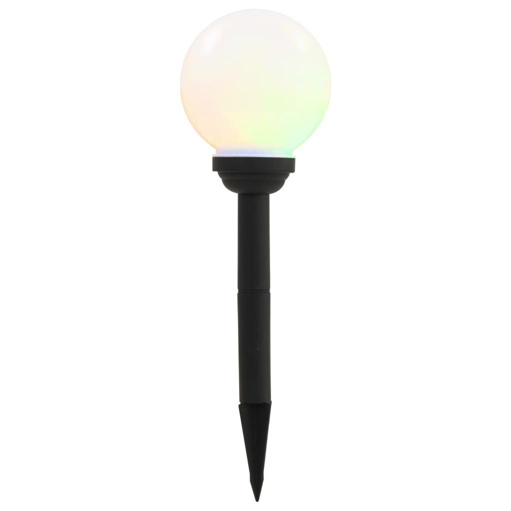 VidaXL Solarlampen 8 Stk. LED rund 15 cm RGB