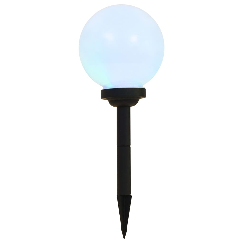 VidaXL Solarlampen 6 Stk. LED rund 20 cm RGB