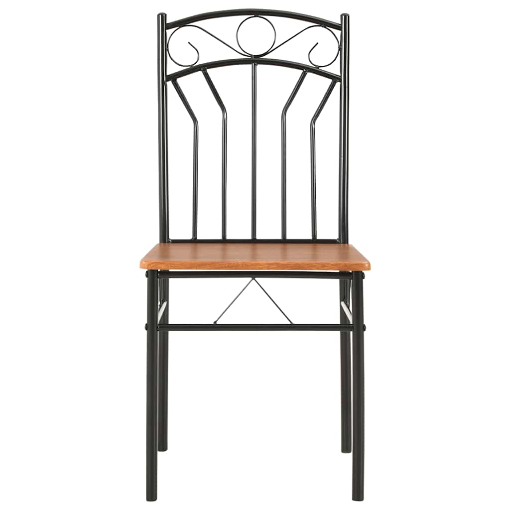 Vidaxl eetkamerstoelen 6 st mdf bruin