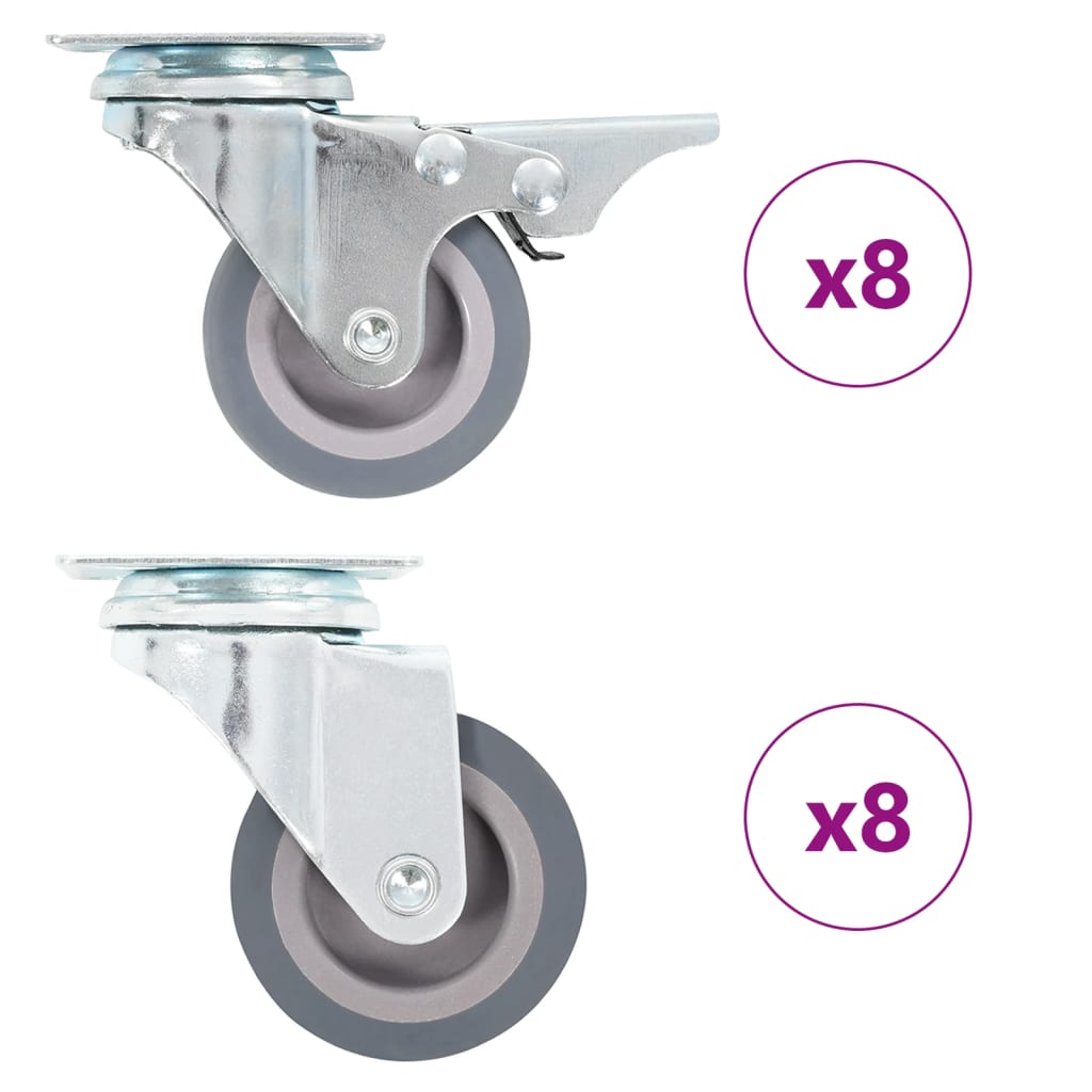VidaXL 16 Stk. Rollen 50 mm