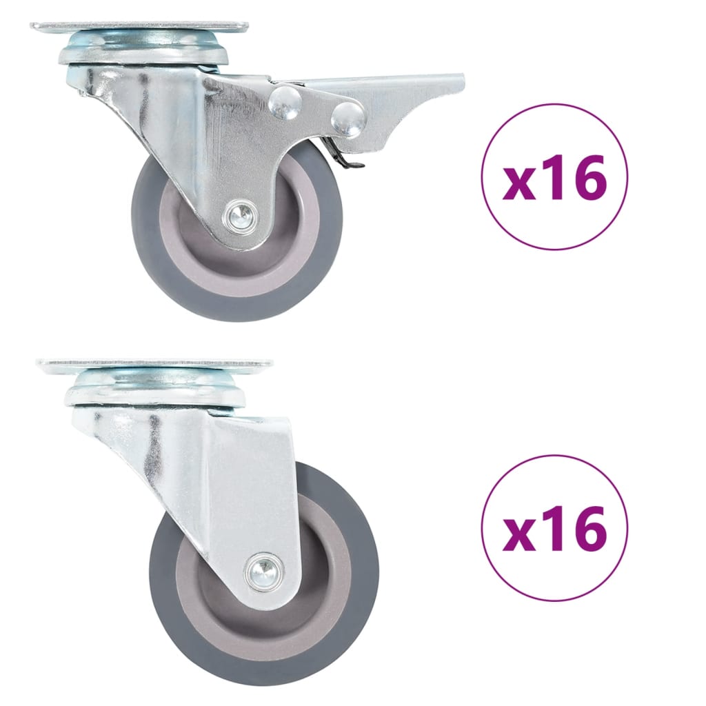 VidaXL 32 Stk. Rollen 50 mm